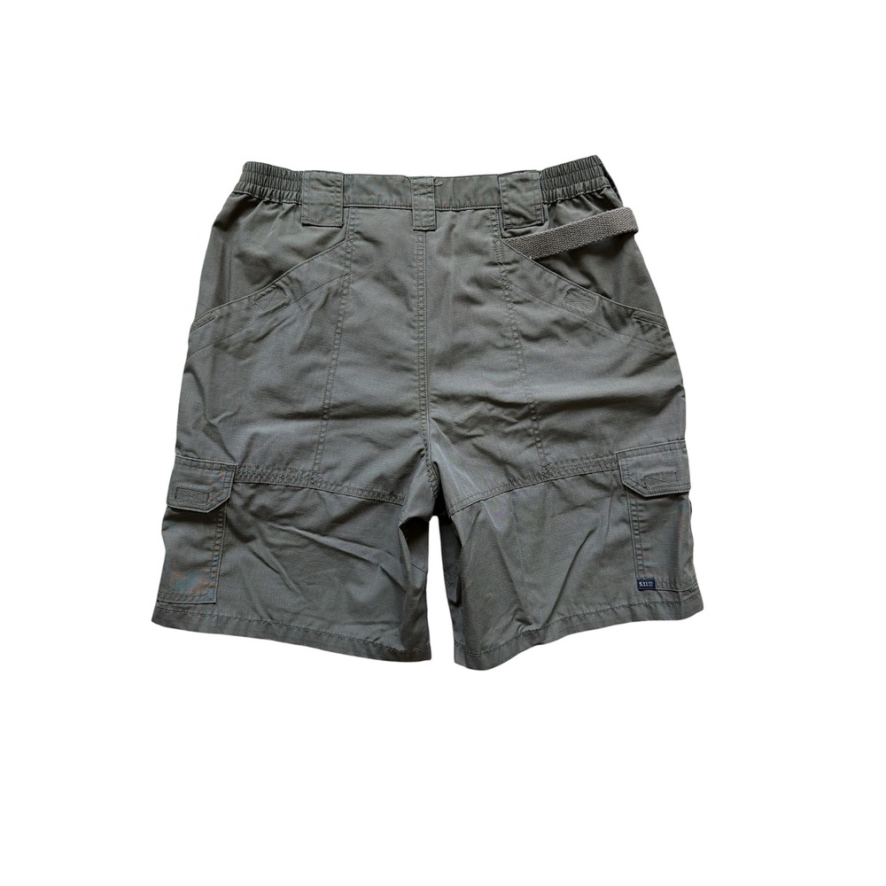 5.11 Tactical Cargo Shorts Mens 34 Olive Green Ripstop Utility Hiking Outdoor - Picture 2 of 7